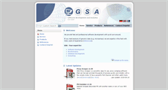 Desktop Screenshot of gsa-online.de