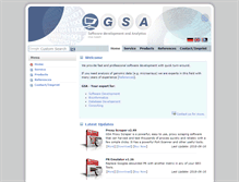 Tablet Screenshot of gsa-online.de